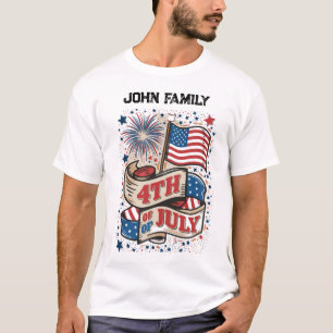 4th Of July. Independance Day Family T-Shirt