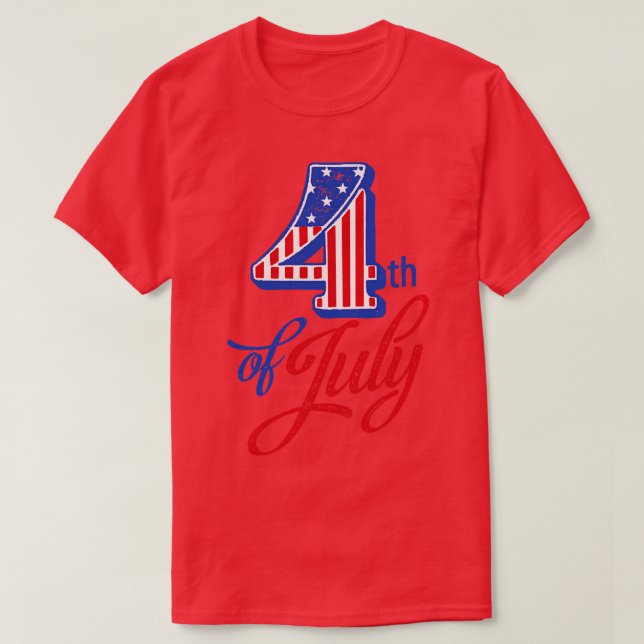 4th of July Independence Day (5) T-Shirt (Design Front)