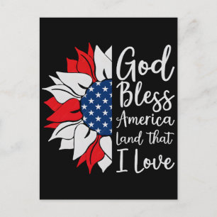 4th of july independence day america est 1776 holiday postcard