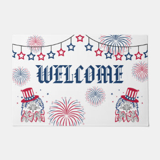 4th of July Independence Day American Eagle Doormat