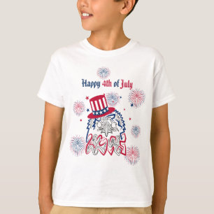 4th of July Independence Day American Eagle T-Shirt