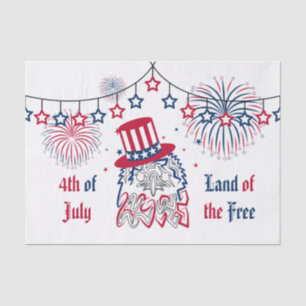 4th of July Independence Day American Eagle Tissue Paper