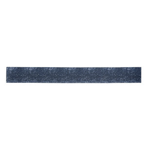 4th of July Independence Day Blue Glitter Ribbon Satin Ribbon