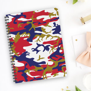 4th of July, Independence day, Camouflage Gold Planner