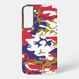 4th of July, Independence day, Camouflage Gold Samsung Galaxy Case
