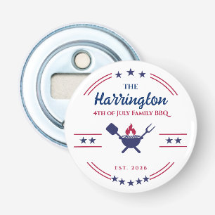 4th of July Independence Day Family BBQ Bottle Opener