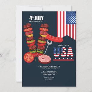 4th of July Independence Day Invitation