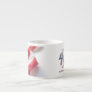 4th of July Independence Day Patriotic Design Espresso Cup