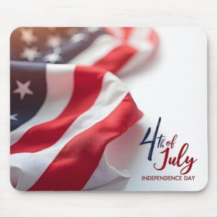 4th of July Independence Day Patriotic Design Mouse Pad