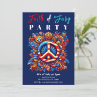 4th of July-Independence Day-Peace Sign-