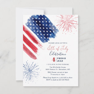 4th of July Independence Day Summer Party Invitation