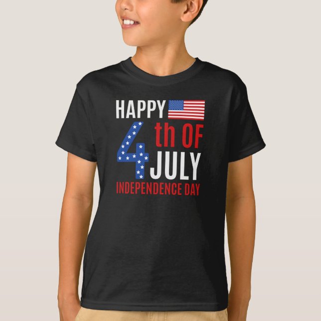 4th Of July Independence Day T-Shirt (Front)