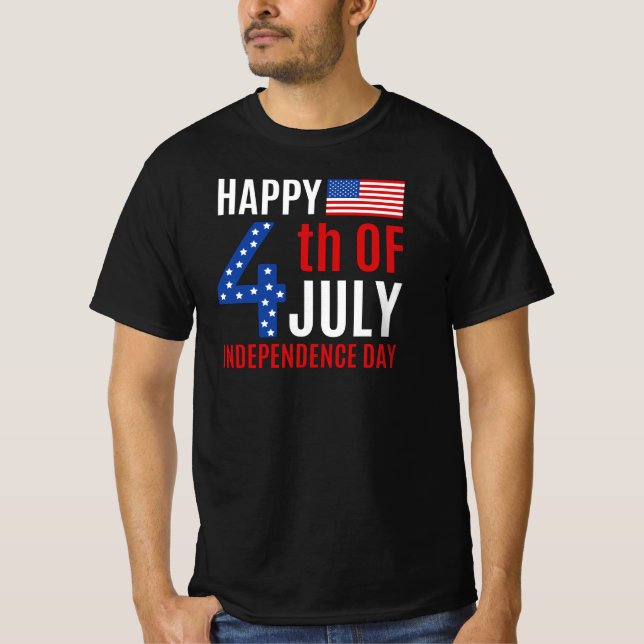 4th Of July Independence Day T-Shirt (Front)