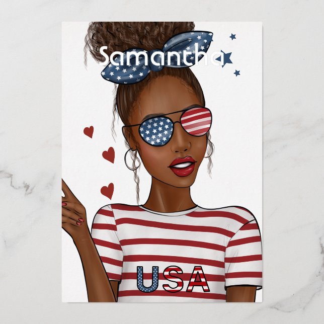 4th of July Independence Day USA Birthday Party Fo (Front)