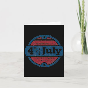 4th Of July Independence Day Usa United States Of Card