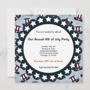 4th of July Invitation