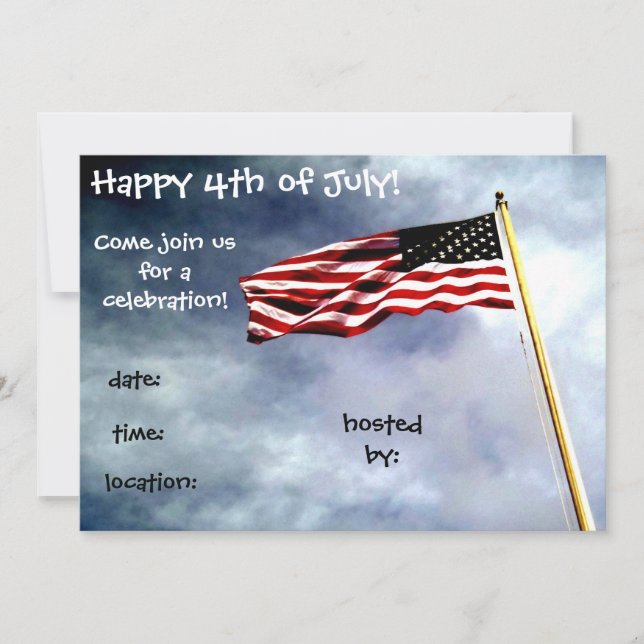 4th of July Invitation (Front)