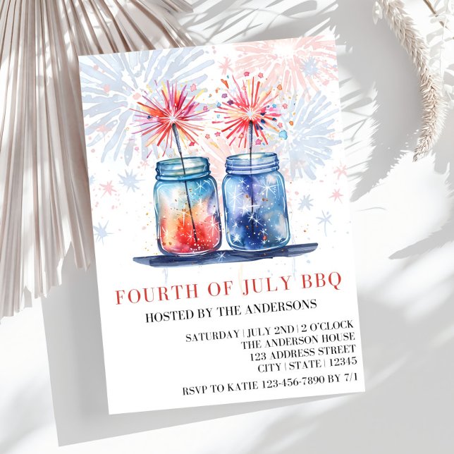 4th Of July Invitation, 4th Of July Party Flyer Invitation (Creator Uploaded)