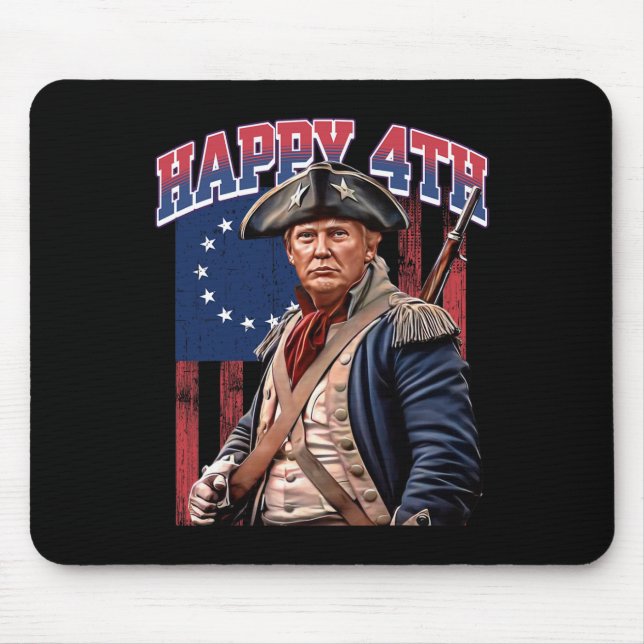 4th Of July Joe Biden God Save The Queen Stand Wit Mouse Pad (Front)