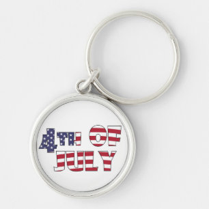 4TH OF JULY KEY RING