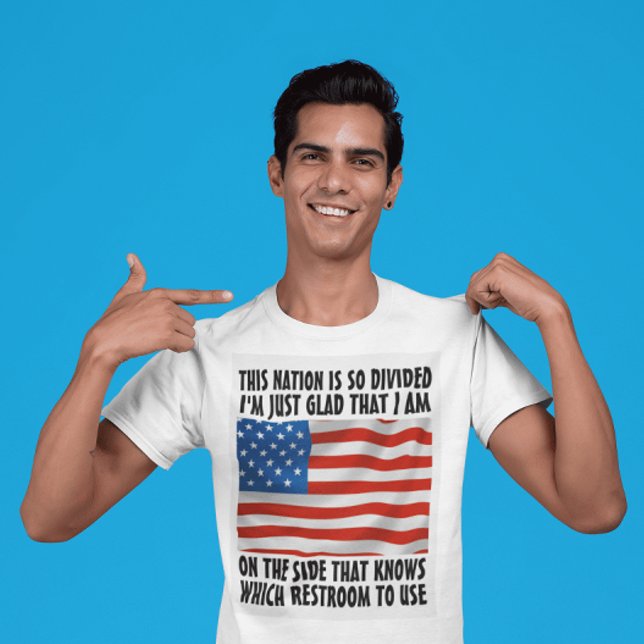 4TH OF JULY KNOW WHICH RESTROOM TO USE  T-Shirt (Creator Uploaded)