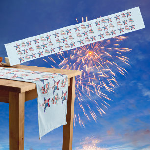4th of July "Land of The Free" Table Runner