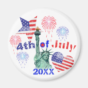 4th of July Magnet