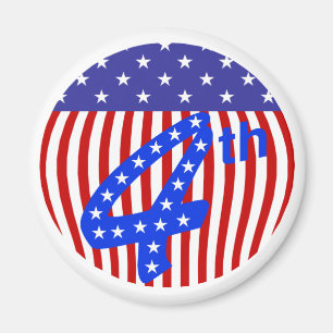 4th Of July Magnet