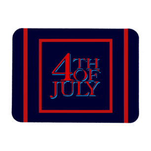 4th of July - Magnet