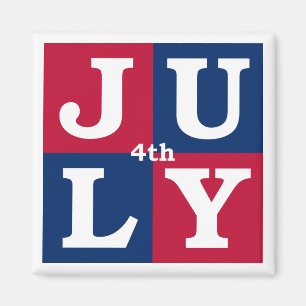 4th of July Magnet