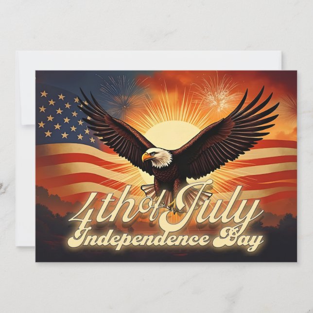 4th of July – Majestic Eagle & Fireworks Tribute🦅 (Front)