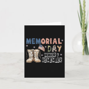 4th Of July Memorial Day Land Of The Brave Shirt  Card
