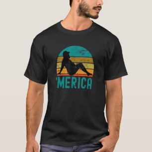 4th Of July Merica Fat Party Drinking Adult Joke 1 T-Shirt
