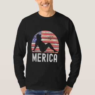 4th Of July Merica Fat Party Drinking Adult Joke 1 T-Shirt