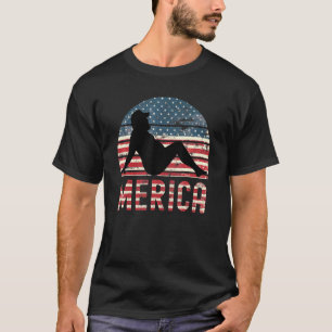 4th Of July Merica Fat Party Drinking Adult Joke 1 T-Shirt