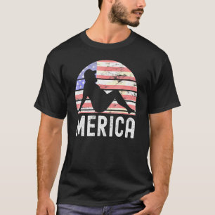 4th Of July Merica Fat Party Drinking Adult Joke 3 T-Shirt