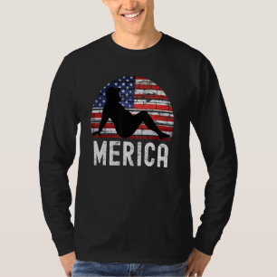 4th Of July Merica Fat Party Drinking Adult Joke T-Shirt