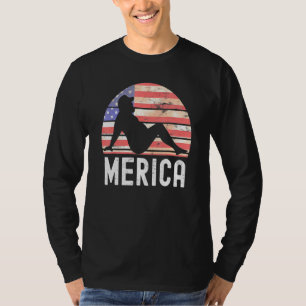 4th Of July Merica Fat Party Drinking Adult Joke T-Shirt