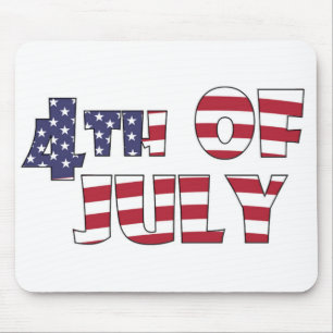 4TH OF JULY MOUSE PAD