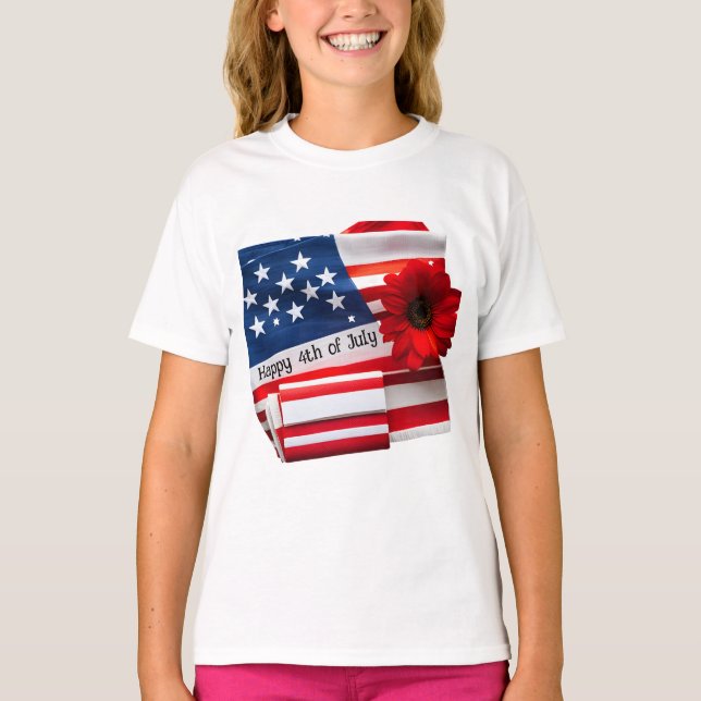 4th of July Mug T-Shirt (Front)