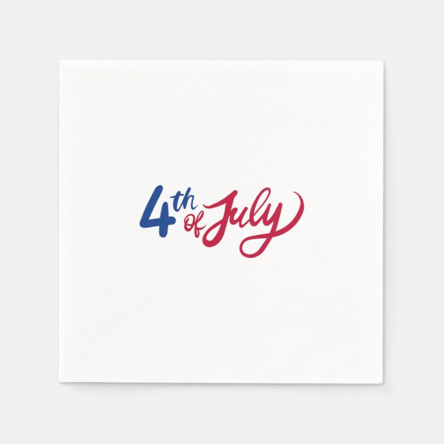 4th of July Napkin (Front)