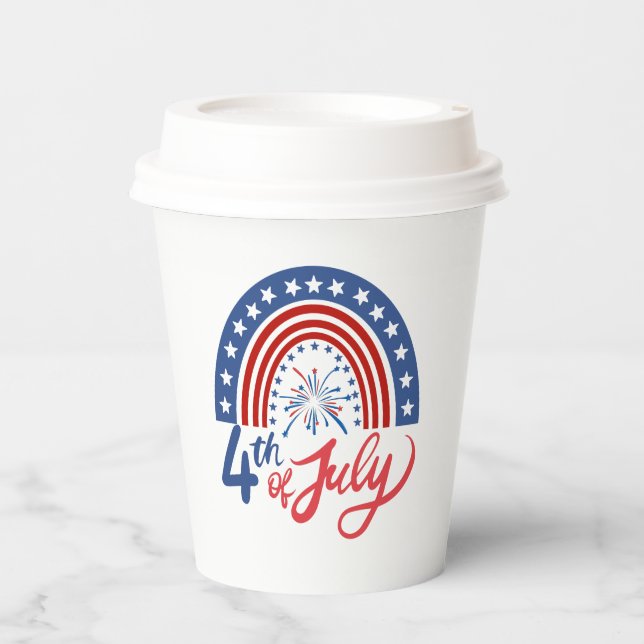 4th of July Paper Cups (Front)