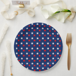 4th of July Paper Plate