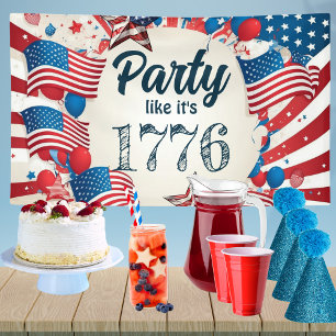 4th of July Party Banner