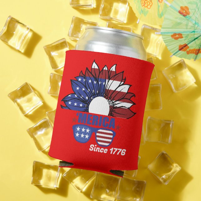 4th of july party favour id,ependence day party  can cooler (In Situ Summer)