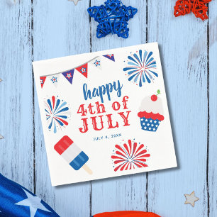 4th of July Party Napkin