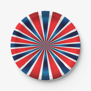 4th of July Party Paper Plate