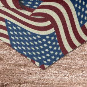 4TH Of July Party Red White And Blue American Flag Tissue Paper
