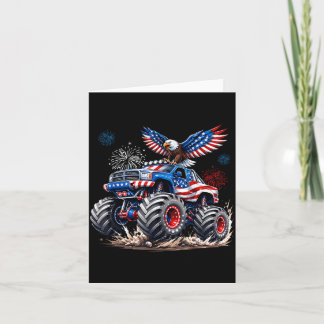 4th Of July Patriotic Aamerican Usa Red White Blue Card