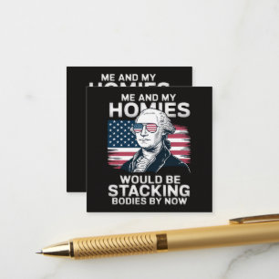 4th of July Patriotic American Enclosure Card